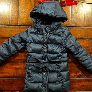 Navy blue Gap kids puffer coat size 8